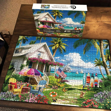 Puzzle de la tranquillité côtière Puzzle 1000 pièces